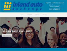 Tablet Screenshot of inlandautoexchange.net